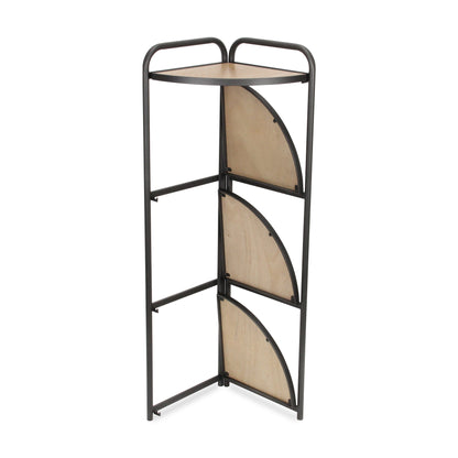 Lefeld 4 Tier Foldable Corner Shelf