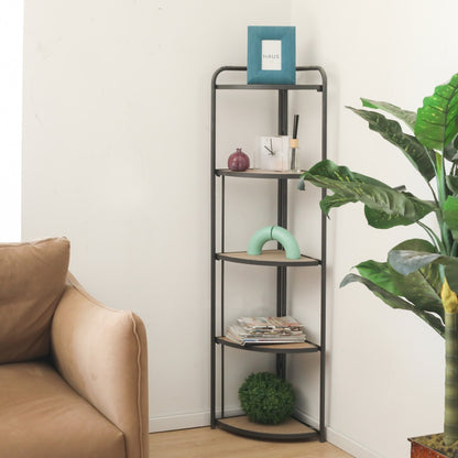 Lefeld 5 Tier Foldable Corner Shelf