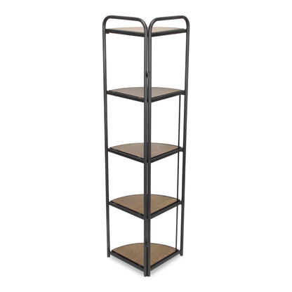 Lefeld 5 Tier Foldable Corner Shelf