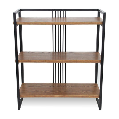 Lauxel 3 Tier Metal Framed Wood Shelf - Indoor Plant Stand