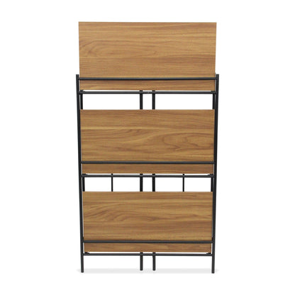 Faydel 3 Tier Brown & Black Storage Shelf