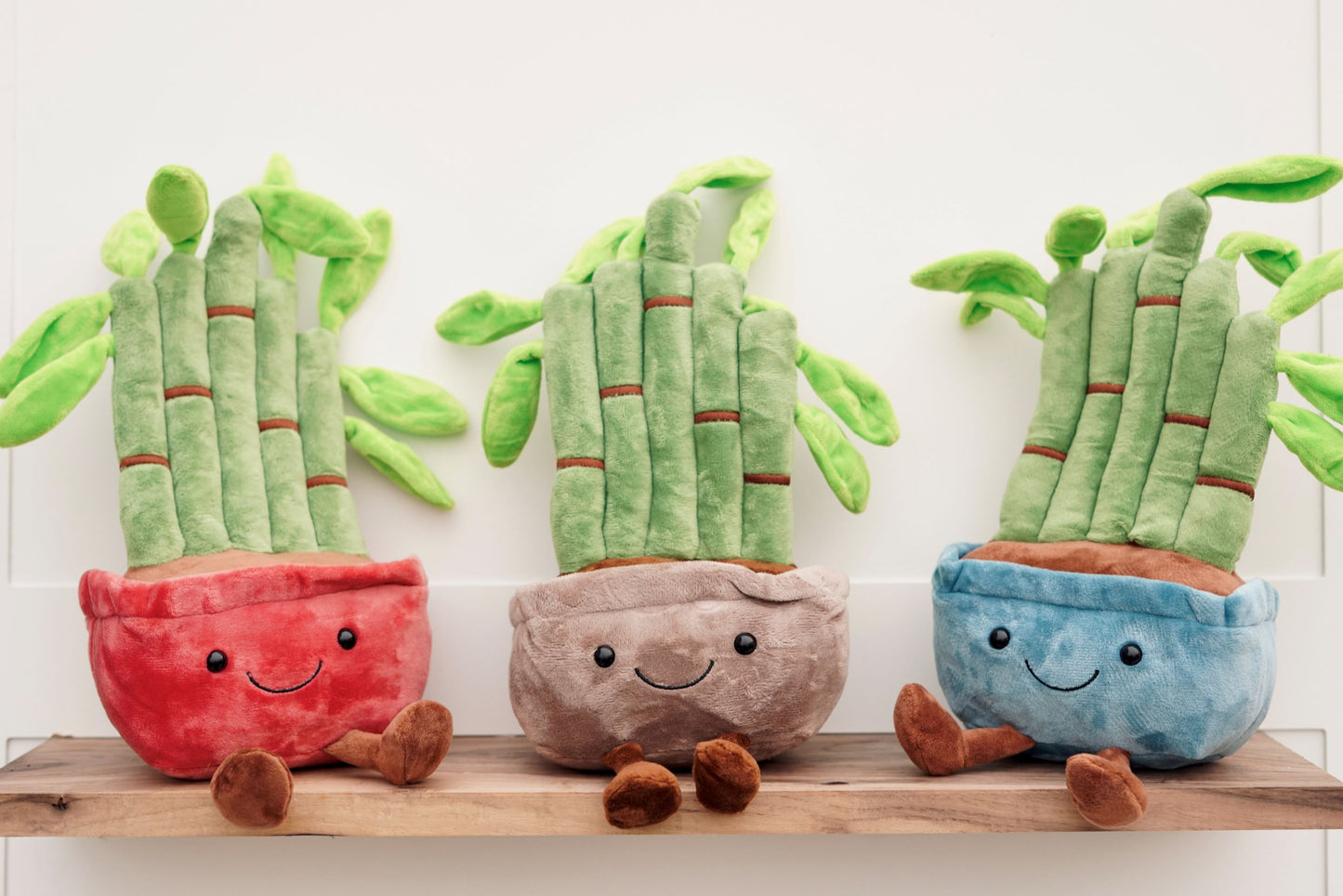 Lucky Bamboo Plant Plushies