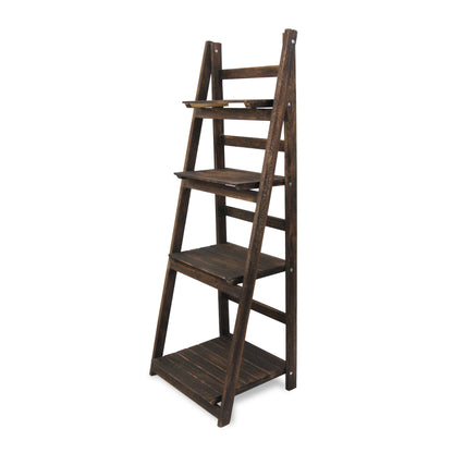 Foxley 4 Tier Folding Wood Shelf