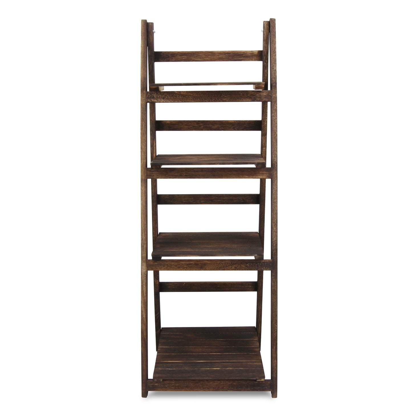 Foxley 4 Tier Folding Wood Shelf