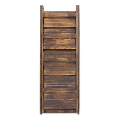 Foxley 4 Tier Folding Wood Shelf