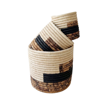 Stacked Bamburi baskets