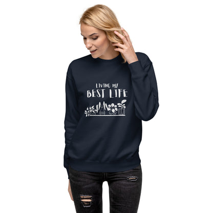 Navy Blazer Plant Sweatshirt