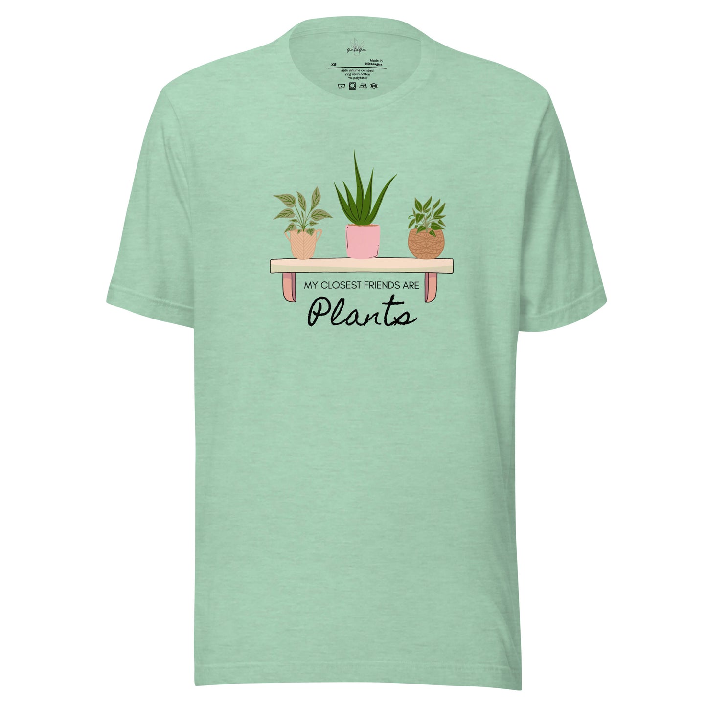 My Closest Friends Are Plants Unisex t-shirt