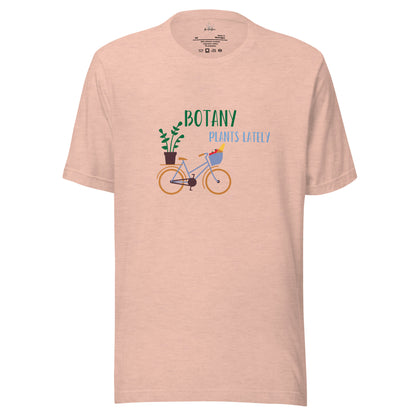 Botany Plants Lately Unisex Plant TShirt Peach Colored
